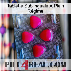Tablette Sublinguale À Plein Régime 13
